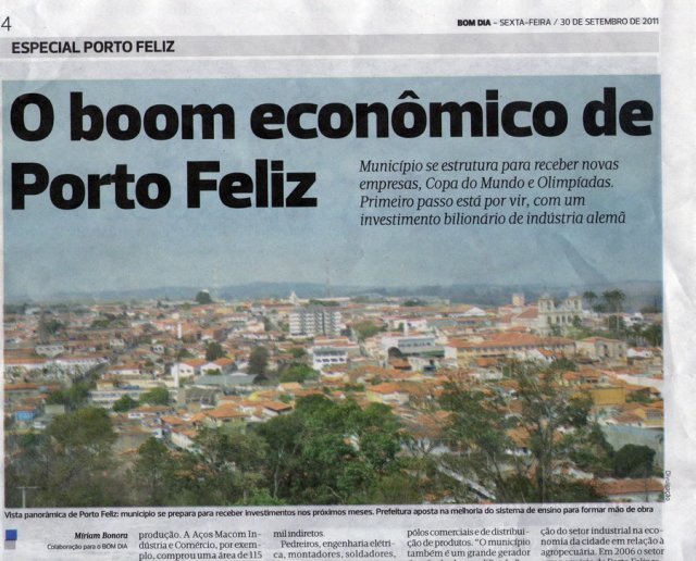 O boom econômico de Porto Feliz — Especial Porto Feliz